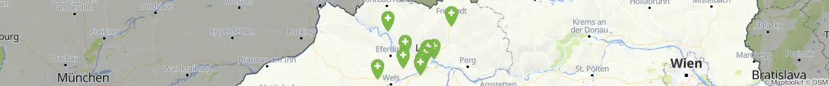 Kartenansicht für Apotheken-Notdienste in der Nähe von Lichtenau im Mühlkreis (Rohrbach, Oberösterreich)